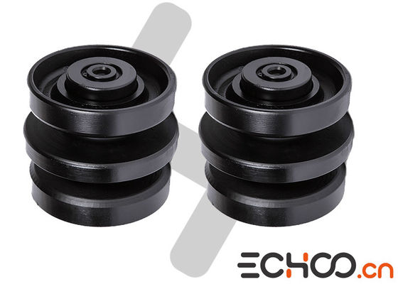 Bobcat T864 Track Roller Wheels /  Three - Flanges Track Roller Forging Casting