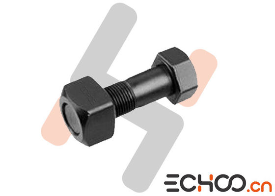 EX40 / EX45 / R60 Mini Excavator Wear Parts , Small Nuts And Bolts Black