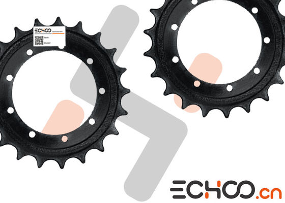 Kubota K030 Small Chain Sprocket / Black Idler Sprocket 40 Chain High Strength
