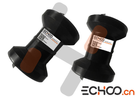 KX71-3 Mini Digger Bottom Rollers Kubota Excavator Spare Parts In Black Color
