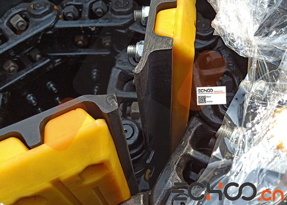 Compact Excavator Polyurethane Track Pads Excavator Parts For Mini Excavator